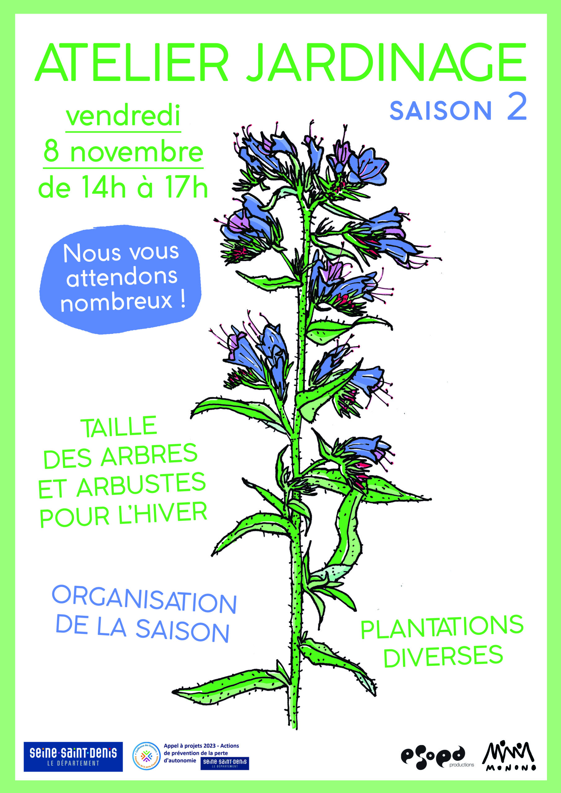 CITE FLOREAL_S2_affiche atelier 1_novembre